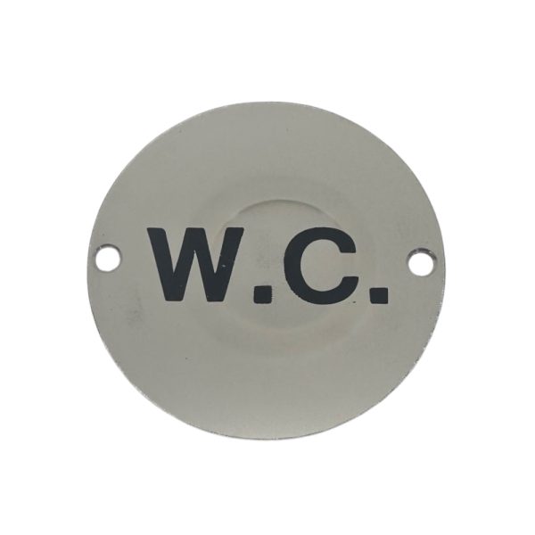 Disc Screen Printed W.C. PSS 76mm