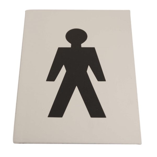Sign Screen Printed Male SAA 150x100mm