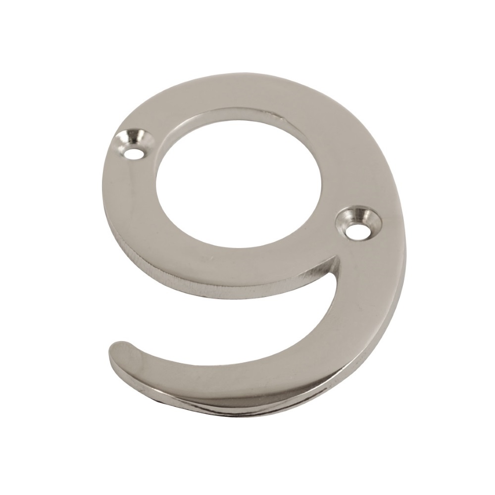 Numeral Figure 9 Chrome 75mm