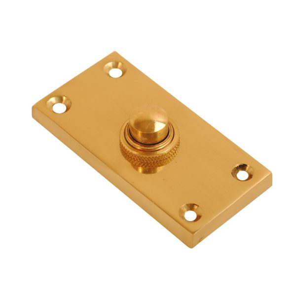 Victorian Bell Push Brass 75mm