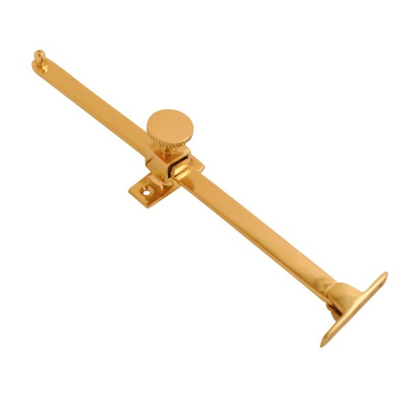 Screw Down Stay Brass 250mm