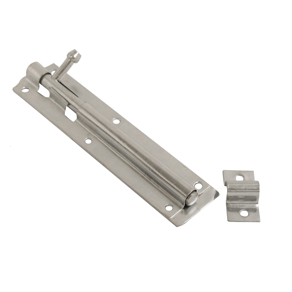 Steel Tower Bolt BZP 200mm