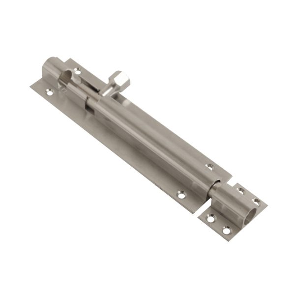 38mm Barrel Bolt Straight Satin Chrome