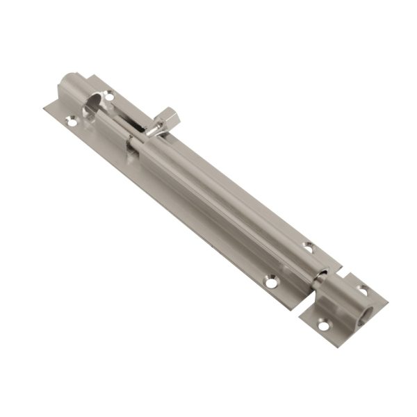 32mm Barrel Bolt Straight Satin Chrome