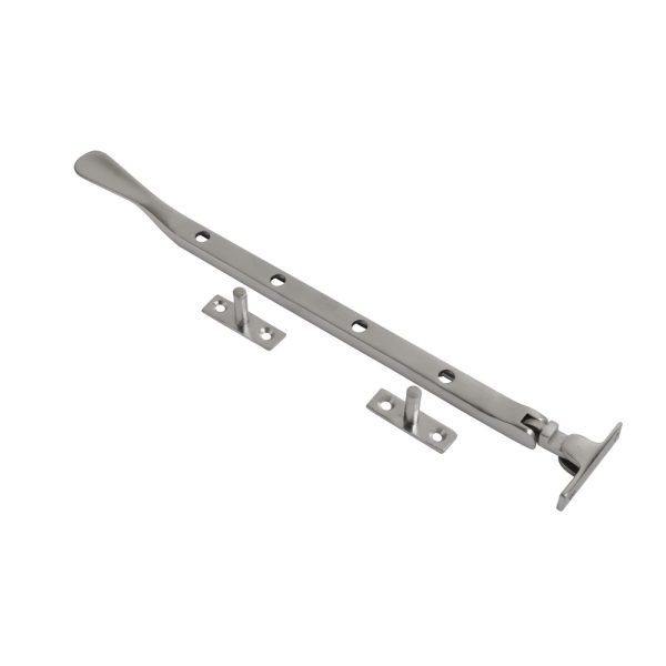 Victorian Casement Stay Satin Chrome