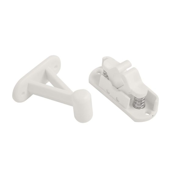 Spring Door Holder White 75mm