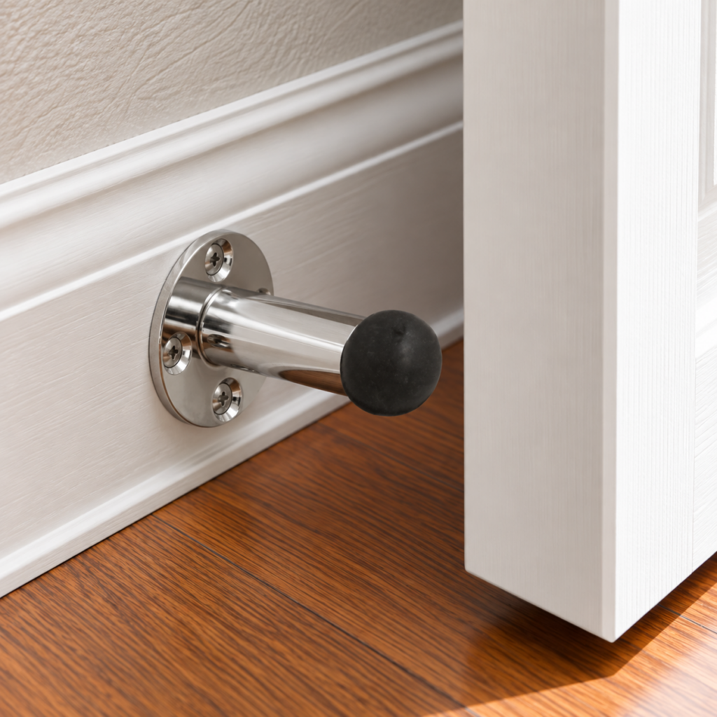 63mm Projection Door Stop in Chrome