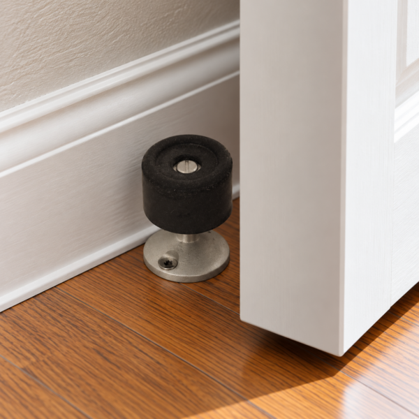 50mm Pedestal Door Stop in Satin Anodised Aluminium
