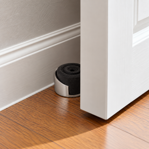 33mm Shielded Door Stop in Chrome