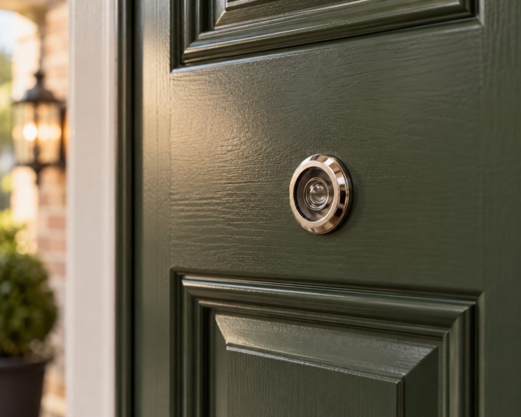 180° Door Viewer in Chrome for 35-60mm Thick Doors