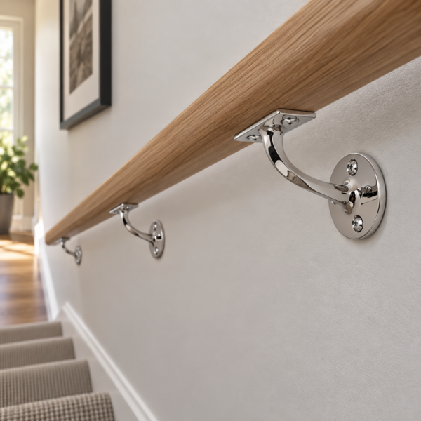 63mm Handrail Bracket in Chrome