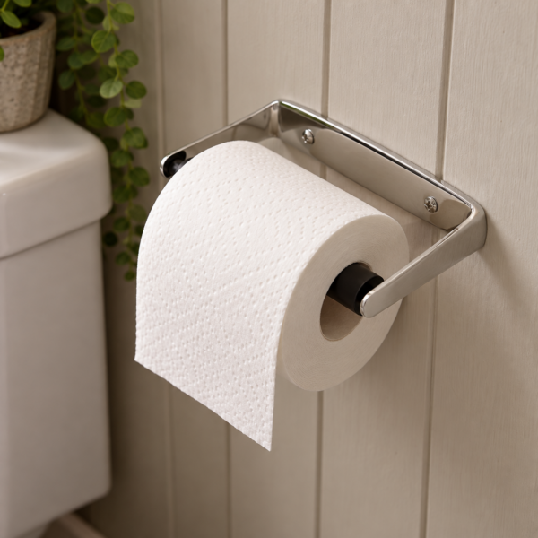 Toilet Roll Holder in Chrome