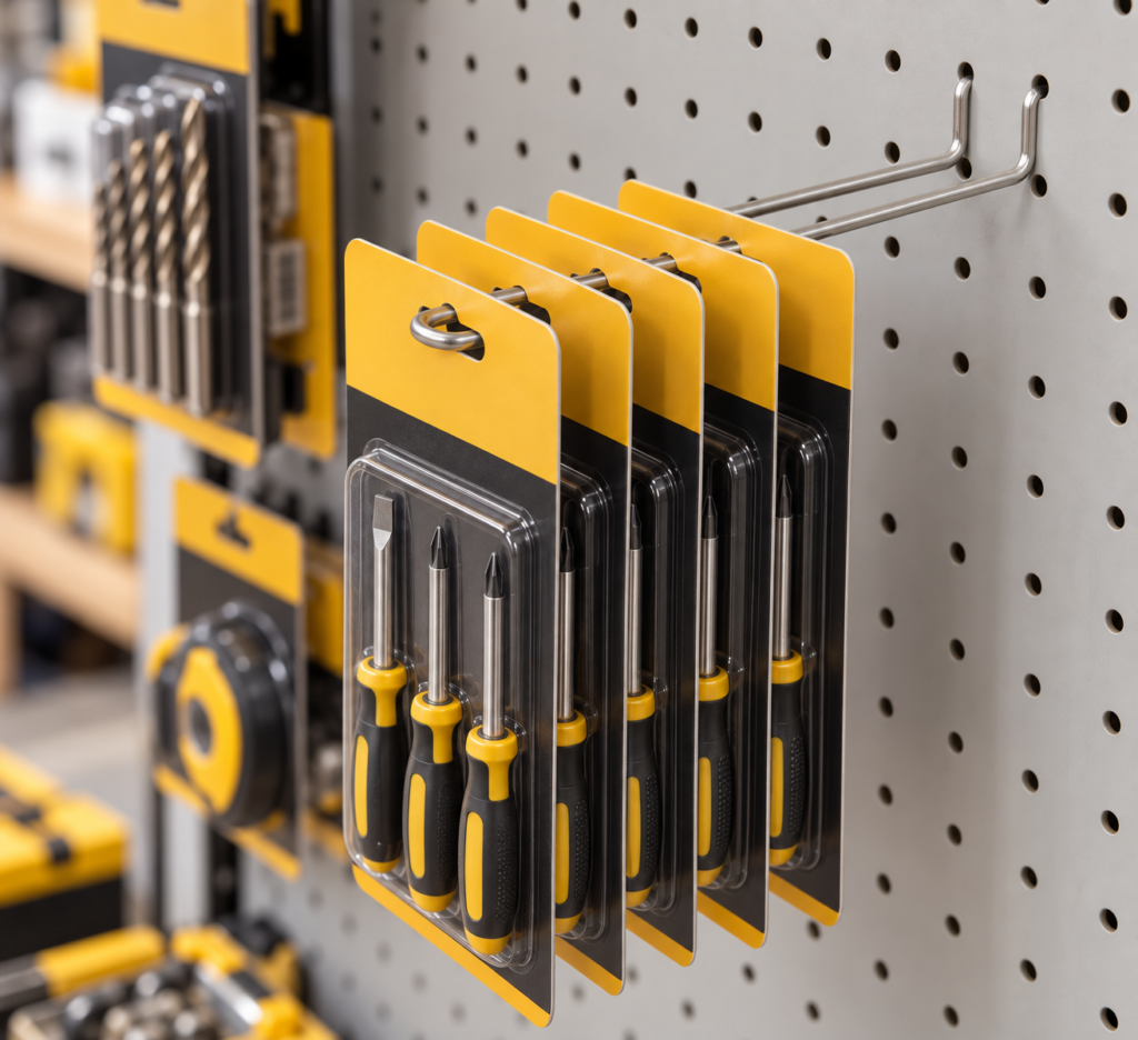Looped Pegboard Hooks in Bright Zinc Plated