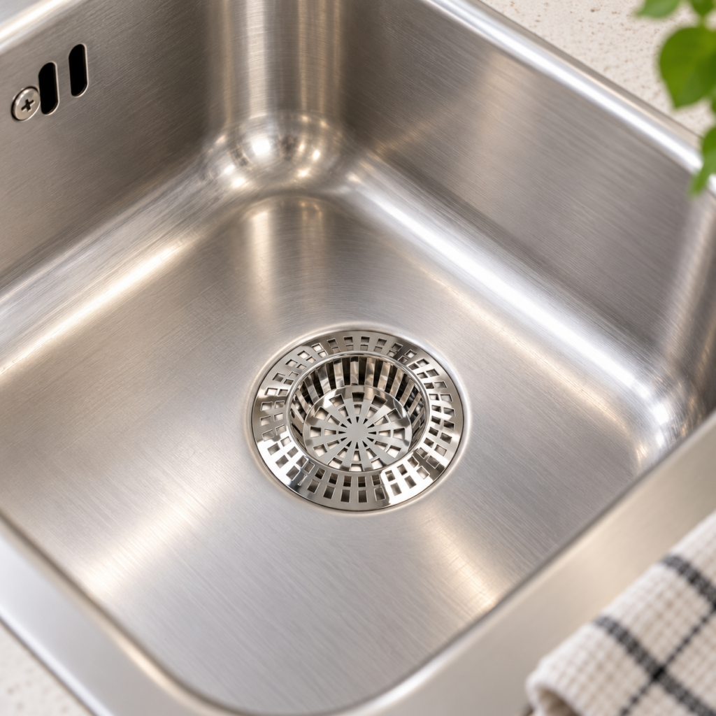 Sink Strainers in Chrome