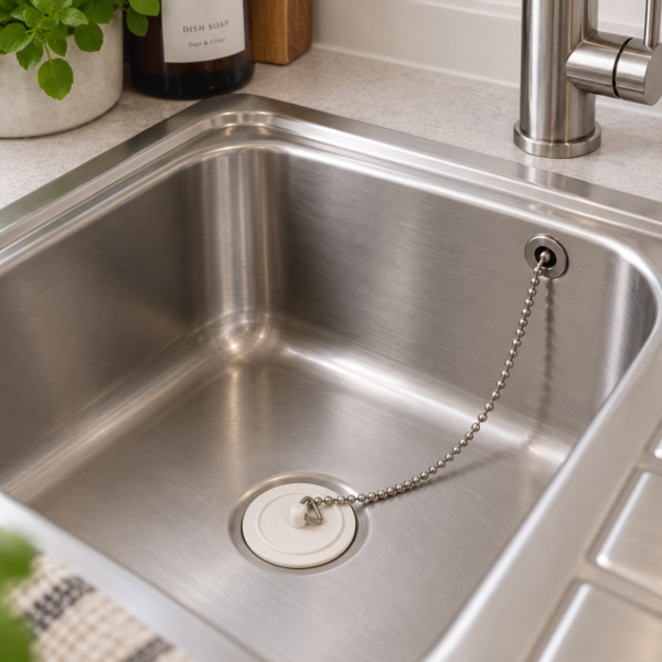 Basin Plugs in White