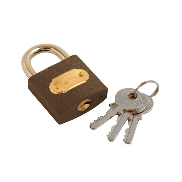 Iron Tri-Circle Padlocks