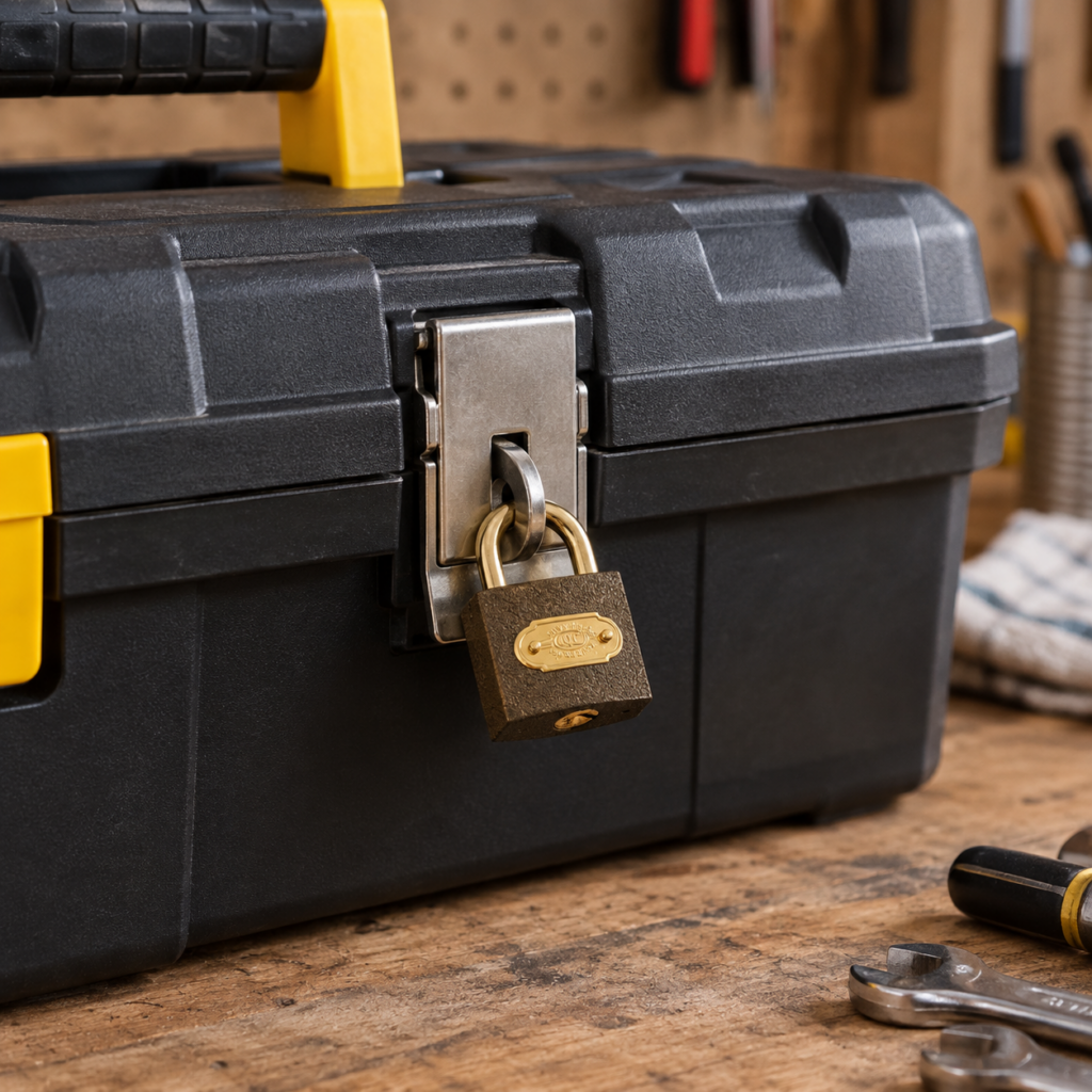 25mm Iron Tri-Circle Padlock