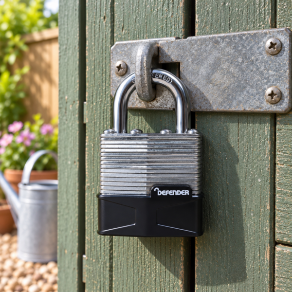Squire Defender Laminated Padlock 40mm in Silver