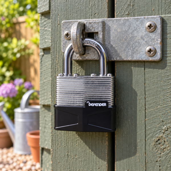 Squire Defender Laminated Padlock 50mm in Silver